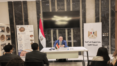 لقاء السفير المصري مع الطلاب مع اقتراب امتحانات الثانوية 2026 في الكويت