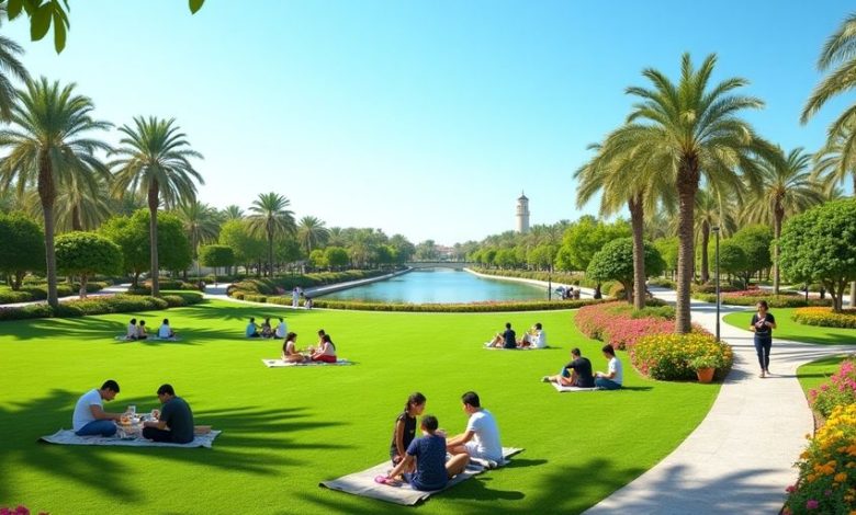 حديقة في الرياض