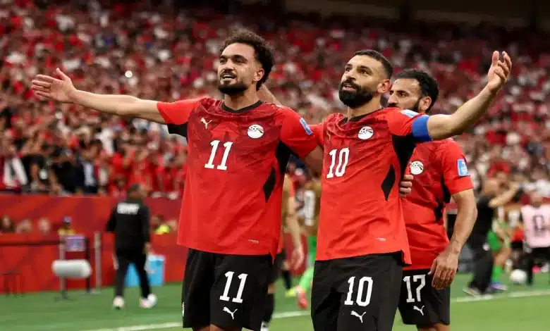 لاعبو منتخب مصر