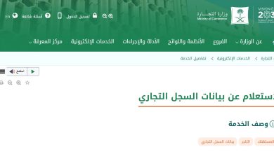 الاستعلام عن سجل تجاري برقم السجل في السعودية 2026.. الخطوات والرابط الرسمي 6 الاستعلام عن السجل التجاري في السعودية