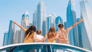 إقامة الأسرة في الإمارات خلال الصيف