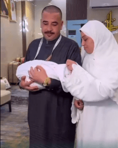 «يقين».. ولادة طفلة مصرية خلال موسم الحج تخطف أنظار ضيوف الرحمن 2 ولادة الطفلة يقين في موسم الحج