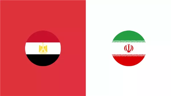 موعد مباراة مصر وإيران