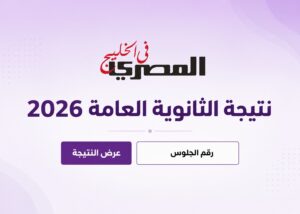 رابط نتيجة الثانوية العامة 2026 في مصر