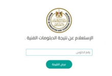 ظهرت رسميًا.. اعتماد نتيجة الدبلومات الفنية 2026 في مصر بنسبة نجاح 68.69% 3 8010