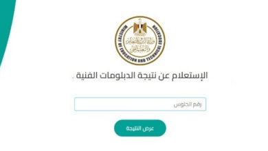 ظهرت رسميًا.. اعتماد نتيجة الدبلومات الفنية 2026 في مصر بنسبة نجاح 68.69% 5 8010
