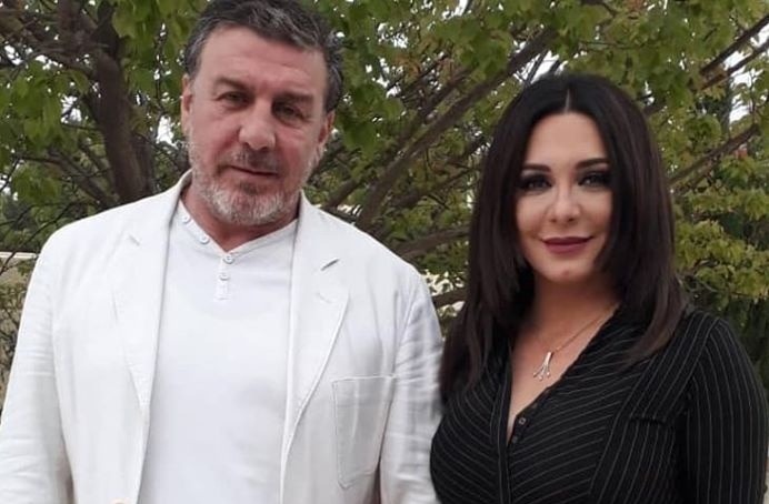 سلاف فواخرجي وزوجها وائل رمضان