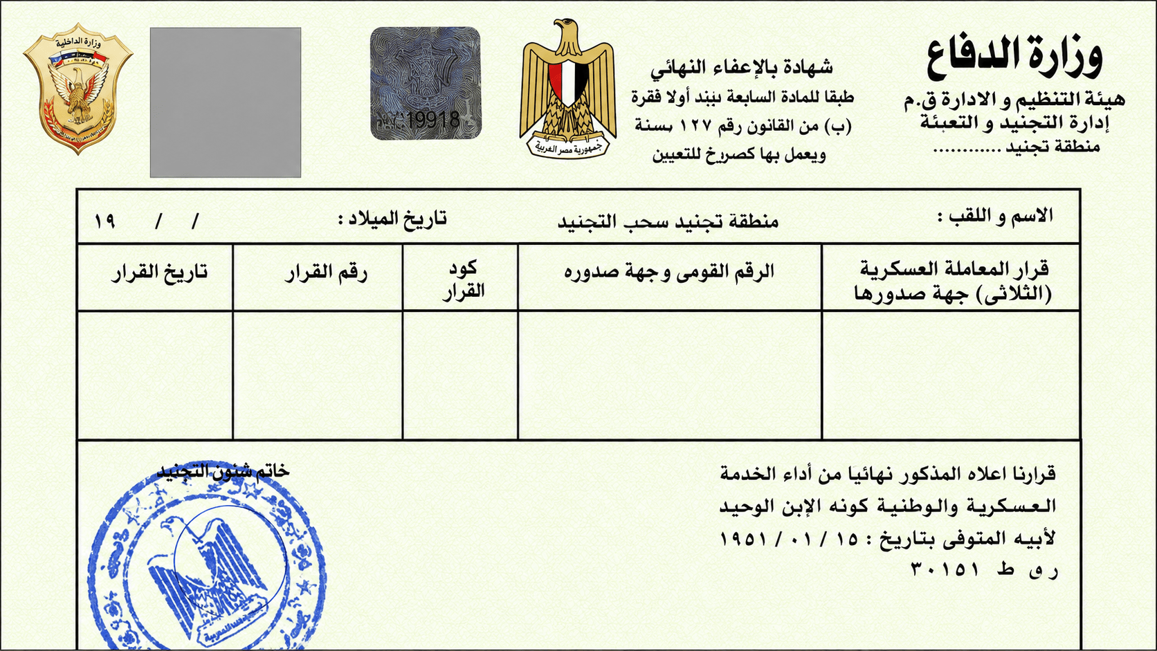 شهادة التجنيد - صورة تعبيرية مولدة بالذكاء الاصطناعي
