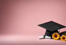 canva medium full shot still life of graduation hat MAGIb Hnukc