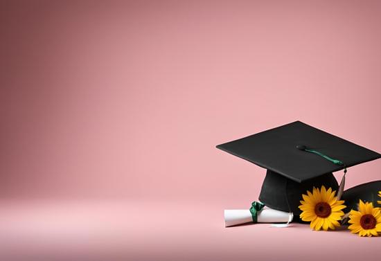 canva medium full shot still life of graduation hat MAGIb Hnukc