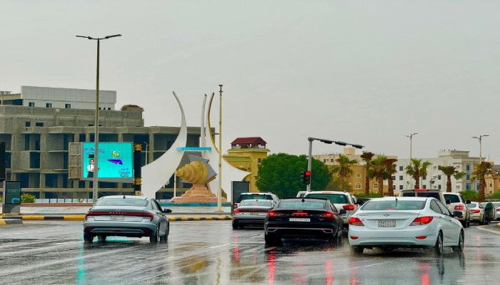 أمطار غزيرة بجازان