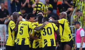 كيفية مشاهدة مباراة الاتحاد والفيصلي بث مباشر والقنوات الناقلة والتشكيل في دوري روشن السعودي 3 مشاهدة مباراة الاتحاد والفيصلي بث مباشر يلا شوت