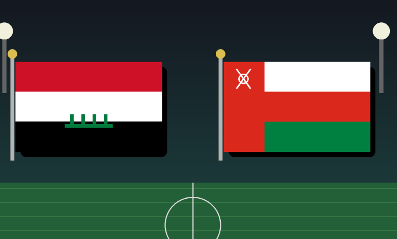 مشاهدة العراق وعُمان في خليجي 27.. مواجهة مبكرة قد ترسم طريق نصف النهائي 1 iraq oman flags e1790109357100