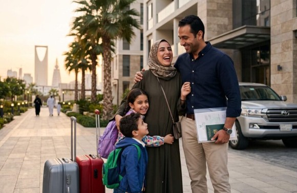 شروط استقدام الزوجة والأبناء في السعودية.. الرسوم والمستندات المطلوبة 1 استقدام