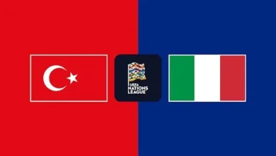 مباراة تركيا وإيطاليا