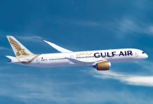Gulf Air aircraft logo sky
