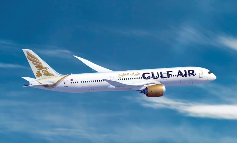 طيران الخليج يعلق رحلات البحرين والرياض.. ماذا يفعل المسافرون أصحاب الحجوزات؟ 1 Gulf Air aircraft logo sky