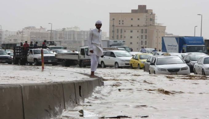 خريطة المناطق المهددة بالإنذارات الحمراء في السعودية اليوم الإثنين